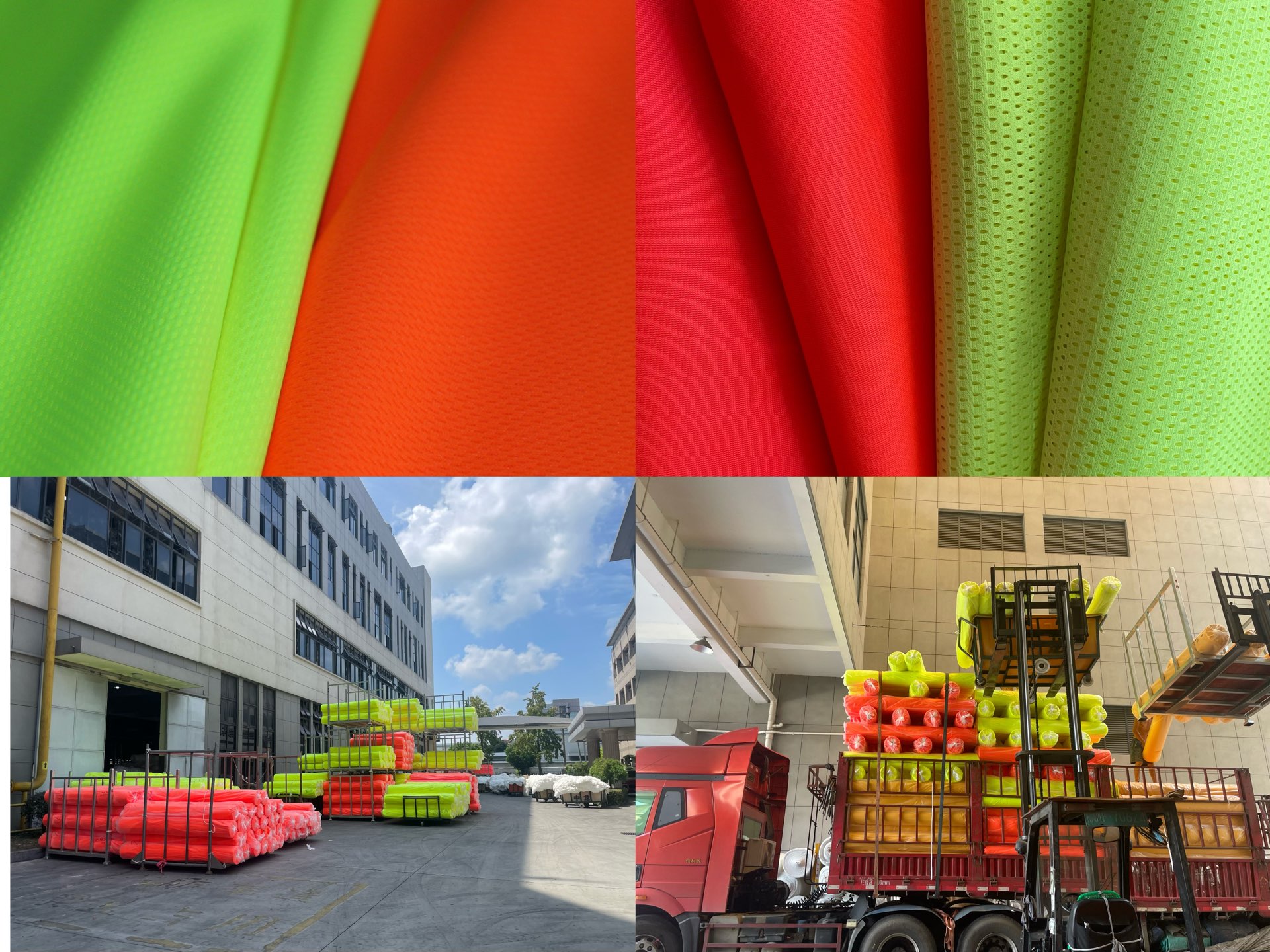 Fluoresan twal pwodiksyon ak aplikasyon